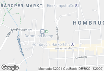 Karte mit Standort von Bäckermeister GROBE - Kaufland Hombruch