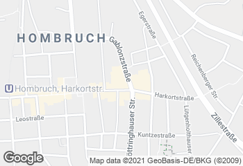 Karte mit Standort von Bäckermeister Grobe - Rewe Hombruch