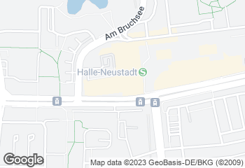 Karte mit Standort von Wendl GmbH Konditorei & Bäckerei, Filiale im Neustadt Centrum Halle