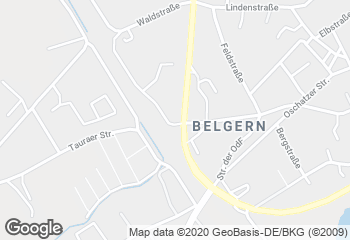 Karte mit Standort von Bäckerei Gäbler, Filiale Belgern