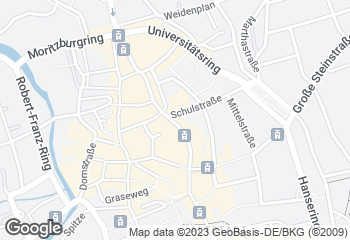Karte mit Standort von Wendl GmbH Konditorei & Bäckerei, Filiale Große Ulrichstraße