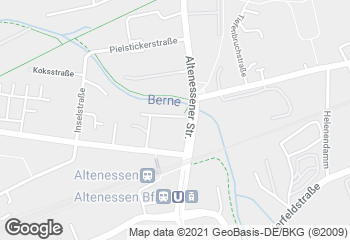 Karte mit Standort von Bäckerei Brinker GmbH