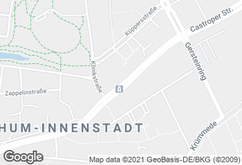 Karte mit Standort von Bäckerei & Konditorei Lingemann