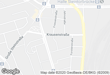 Karte mit Standort von Bäckerei & Cafe L. Tannert