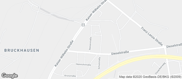 Karte mit Standort von Bäckerei Wennekers