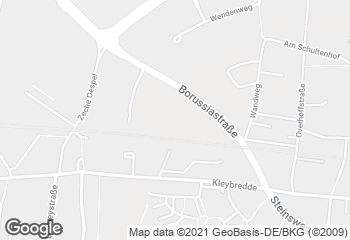 Karte mit Standort von Bäckermeister GROBE - Hellweg Borussiastr.