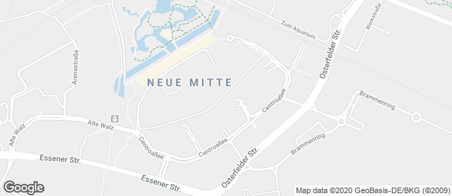 Karte mit Standort von Bäckerei Horsthemke im Centro