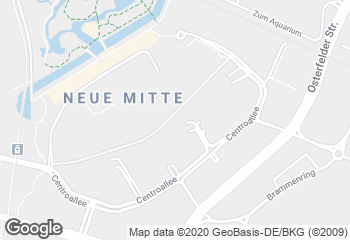 Karte mit Standort von Bäckerei Horsthemke im Centro