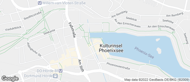 Karte mit Standort von Bäckermeister GROBE - Phoenixsee