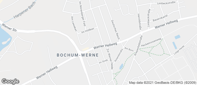 Karte mit Standort von Bäckermeister GROBE - REWE Bochum