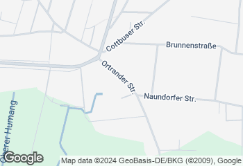Karte mit Standort von Bäckerei Noack