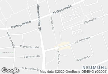 Karte mit Standort von Bäckerei Sieveneck