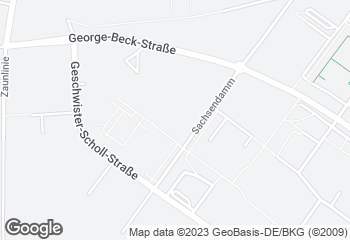 Karte mit Standort von Bäckerei Dreißig GmbH & Co. KG WSW Südpassage