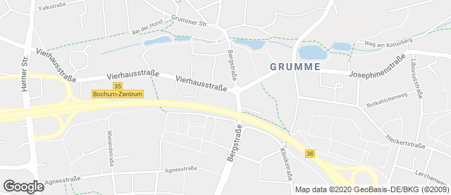 Karte mit Standort von Bäckerei Horsthemke
