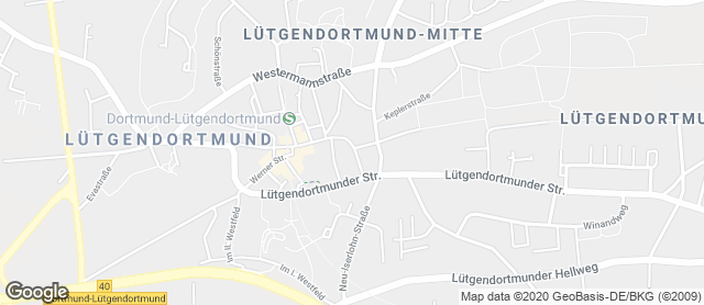 Karte mit Standort von Bäckermeister GROBE - Limbecker Straße