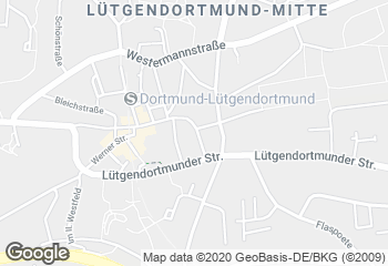 Karte mit Standort von Bäckermeister GROBE - Limbecker Straße
