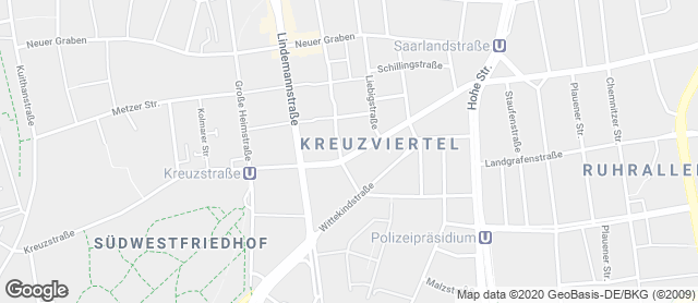 Karte mit Standort von Bäckermeister Grobe -  Vinckeplatz