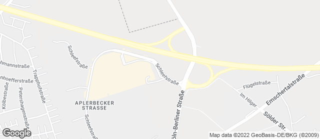 Karte mit Standort von Bäckermeister GROBE - Bauhaus Schleefstraße