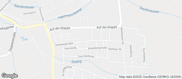 Karte mit Standort von Duderstadt Wildungerstraße