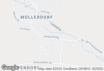 Karte mit Standort von Bäckerei F. Heppner