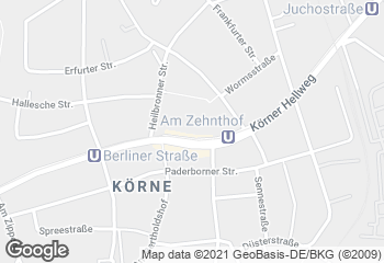 Karte mit Standort von Bäcker Beckmann GmbH