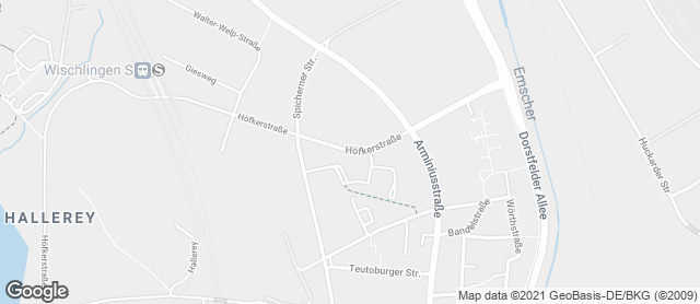 Karte mit Standort von Bäckerei Vorwerk