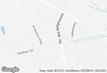 Karte mit Standort von Bäckerei Dreißig GmbH & Co. KG SFB NETTO I Str.d.Bergm.