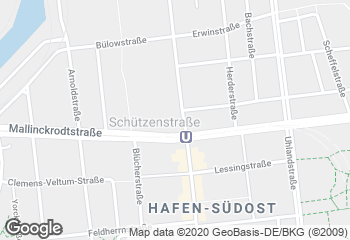 Karte mit Standort von Bäckerei Brinker GmbH