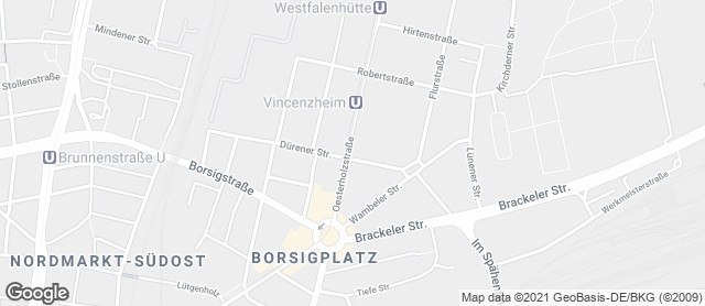 Karte mit Standort von Bäckerei Brinker GmbH