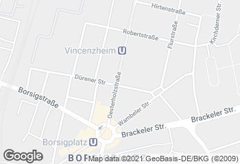 Karte mit Standort von Bäckerei Brinker GmbH
