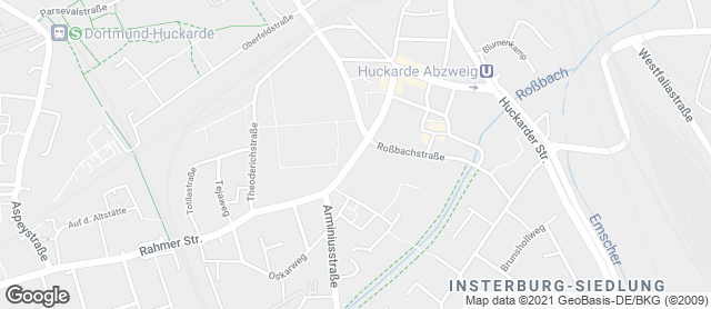 Karte mit Standort von Bäckerei Konditorei Auffenberg