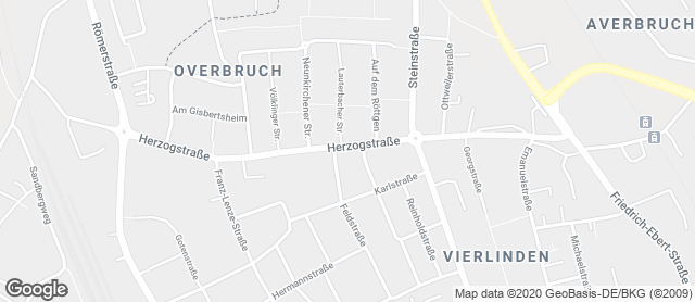 Karte mit Standort von Bäckerei-Konditorei Ernsting