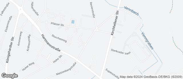 Karte mit Standort von Bäckerei Frohne