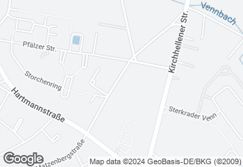 Karte mit Standort von Bäckerei Frohne