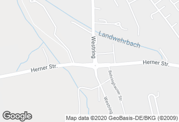 Karte mit Standort von Bäckerei Wilhelm Geiping GmbH & Co. KG