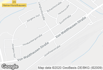 Karte mit Standort von Bäckerei Brinker GmbH