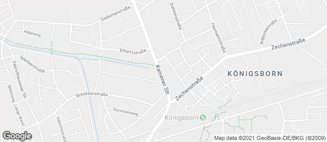 Karte mit Standort von Bäckermeister Grobe - Rewe Königsborn
