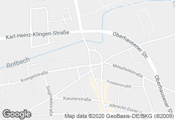Karte mit Standort von Bäckerei-Konditorei Ernsting