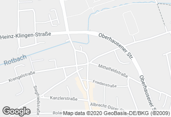 Karte mit Standort von Mühlen-Café Ernsting