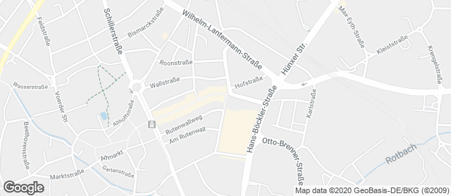 Karte mit Standort von Bäckerei-Konditorei Ernsting