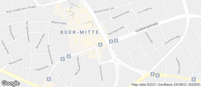 Karte mit Standort von Bäckerei Brinker GmbH