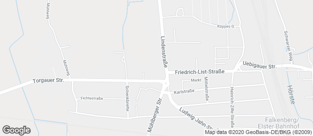 Karte mit Standort von Bäckerei Bubner e.K. Netto