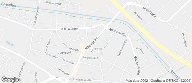 Karte mit Standort von Café am Markt Ickern