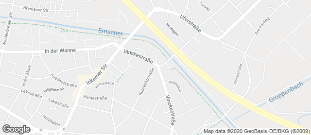 Karte mit Standort von Bäckerei Auffenberg GmbH