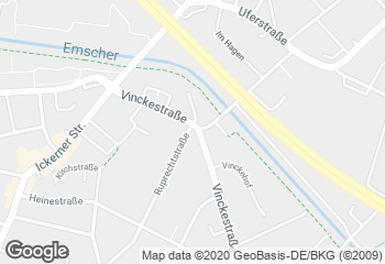 Karte mit Standort von Bäckerei Auffenberg GmbH