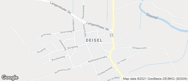 Karte mit Standort von Bäckerei Heere