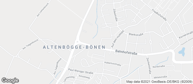 Karte mit Standort von Bäckermeister GROBE - Penny Bönen