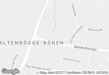 Karte mit Standort von Bäckermeister GROBE - Penny Bönen
