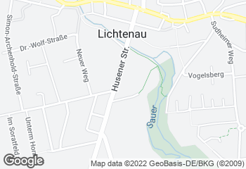 Karte mit Standort von Goeken backen Lichtenau
