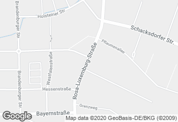 Karte mit Standort von Bäckerei Bubner e.K. Finsterwalde Süd